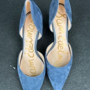 Sam Edelman Indigo Suede Heels